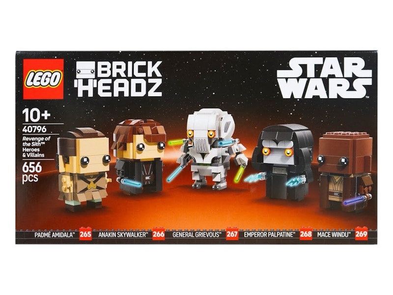 LEGO Brick Headz Revenge of the Sith Heroes & Villains Set 40796