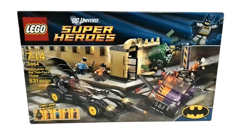 LEGO DC Comics Super Heroes Batmobile and the Two-Face Chase Set 6864