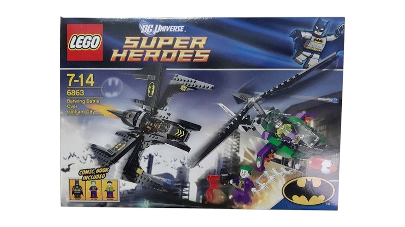 LEGO DC Comics Super Heroes Batwing Battle Over Gotham City Set 6863