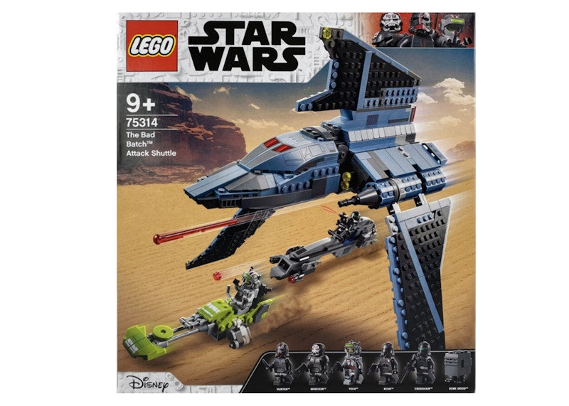 LEGO Star Wars The Bad Batch Attack Shuttle Set 75314