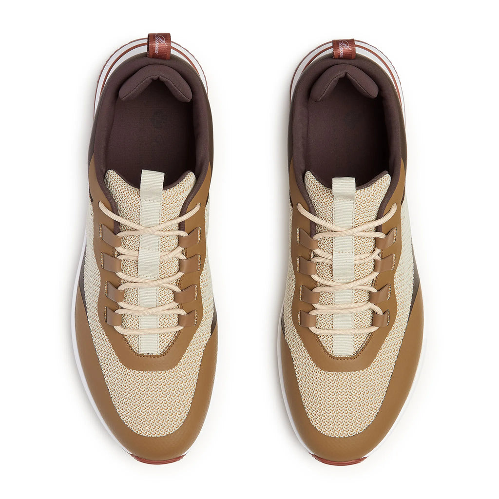 Loro Piana Week End Walk Autumn Field Linen Mesh Sneaker