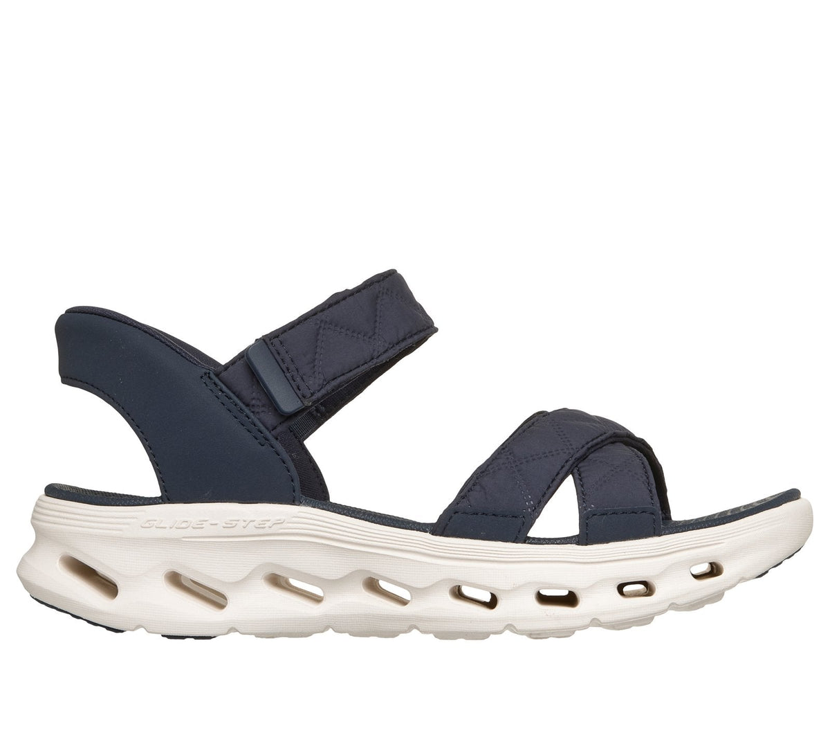 Skechers Slip-ins: GO WALK Glide-Step 2.0 Sandal - Cozy Fit Adrienne, NAVY