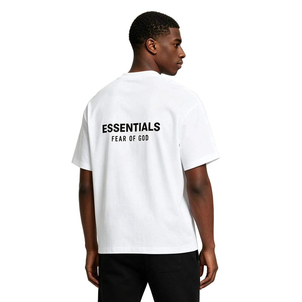 Fear of God Essentials Classic Short Sleeve T-Shirt Bright White