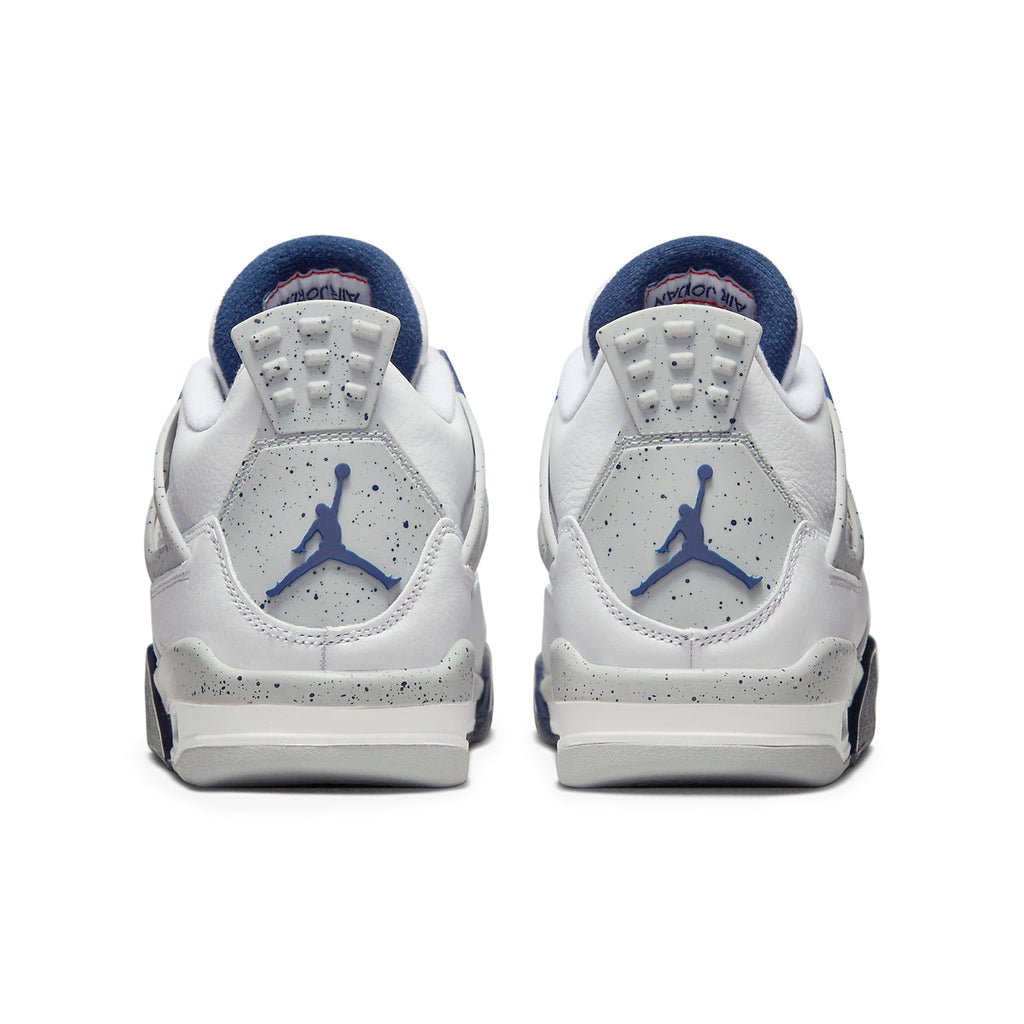 Air Jordan 4 Retro Midnight Navy (GS) Sneakers - White