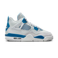 Air Jordan 4 Retro Military Blue (GS) Sneakers - White
