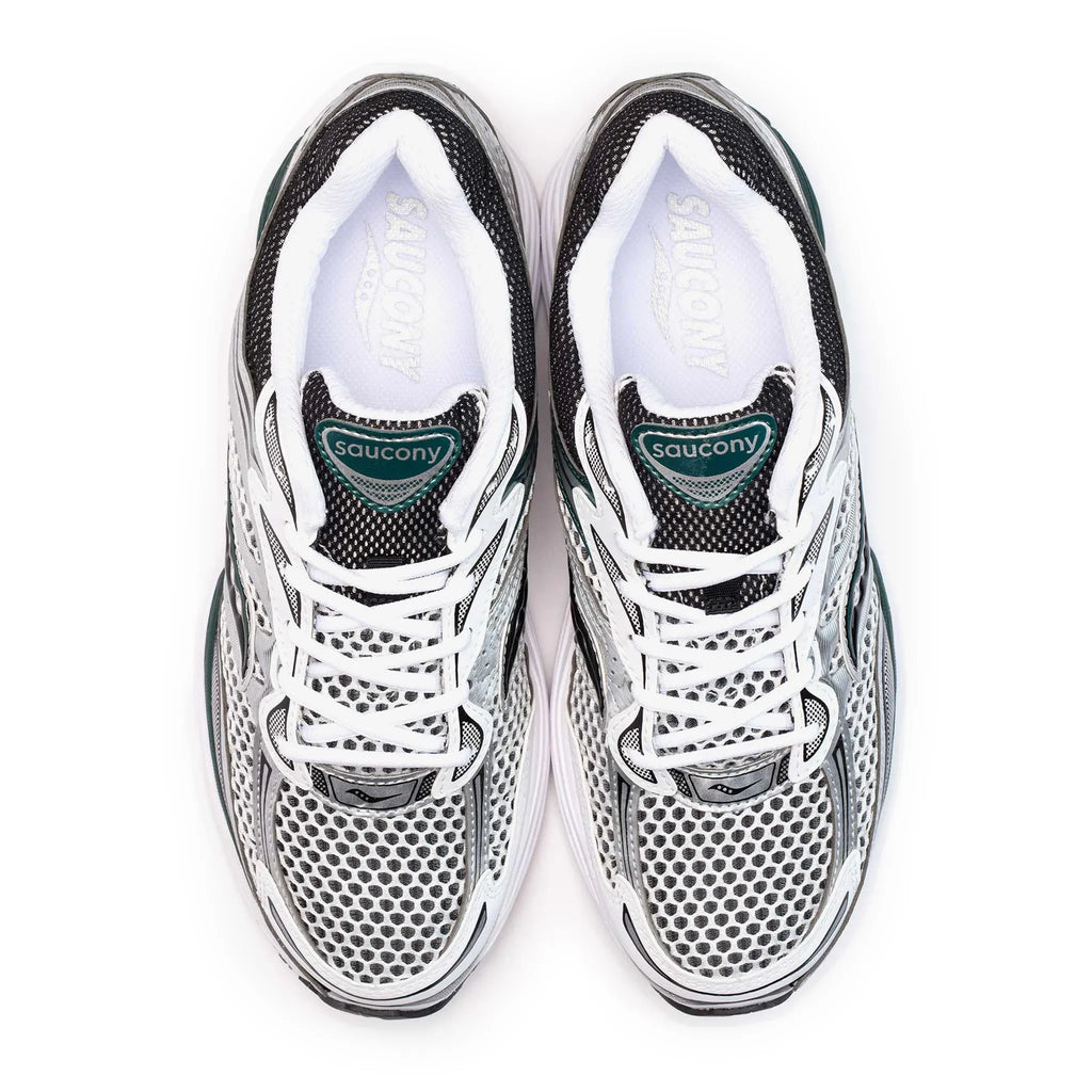Saucony Progrid Omni 9 White Pine Green Sneakers
