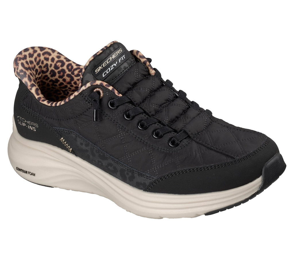 Skechers Slip-ins: Contour Foam - Cozy Fit Leopard Dream