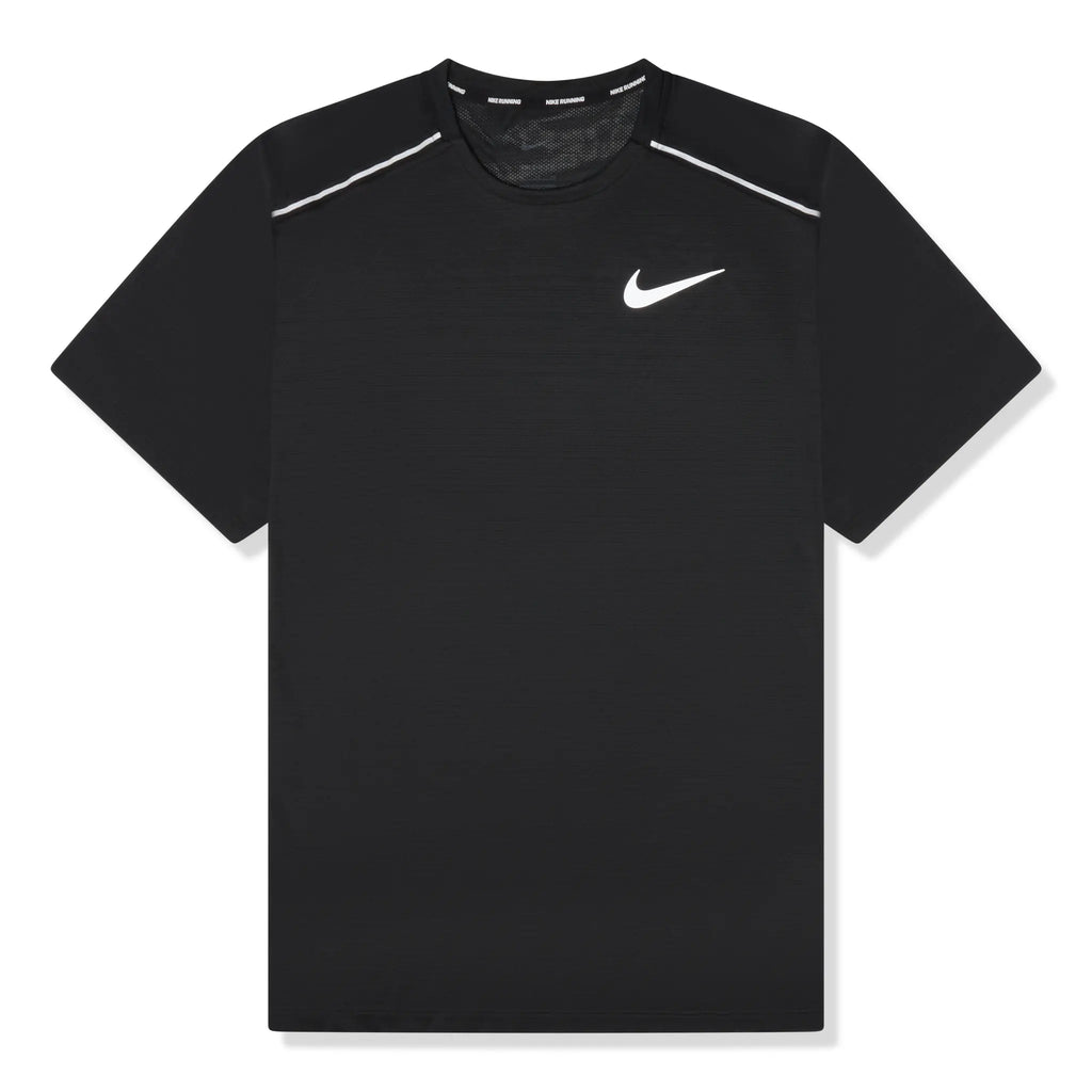 Nike Dri-FIT 1.0 Black Miler Running T-Shirt